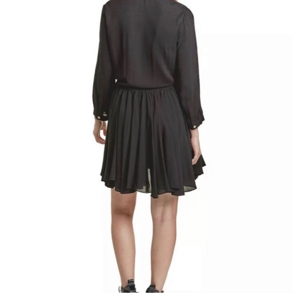 Zadig & Voltaire Black with Gold Trim Collar Dress - Picture 3 of 10